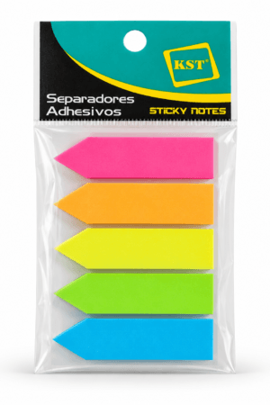 100 Sheets Arrow Shape Sticky Notes