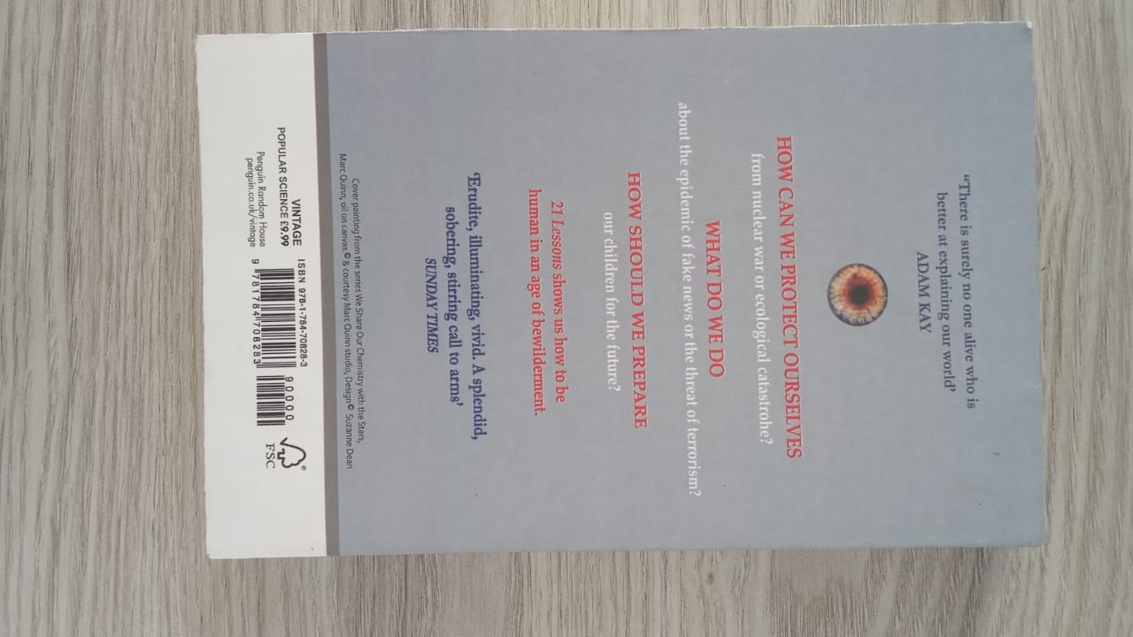 21 Lessons for the 21st Century1