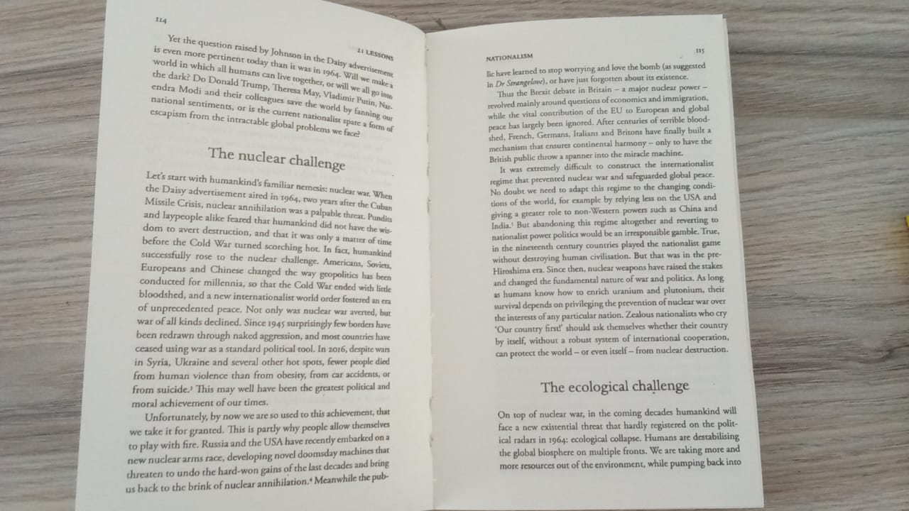 21 Lessons for the 21st Century4