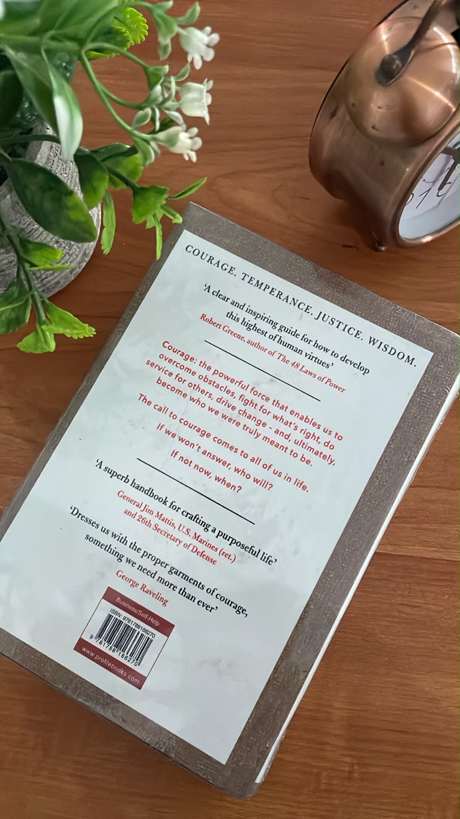 5 (4) Courage Is Calling Fortune Favors the Brave (Hard Cover)