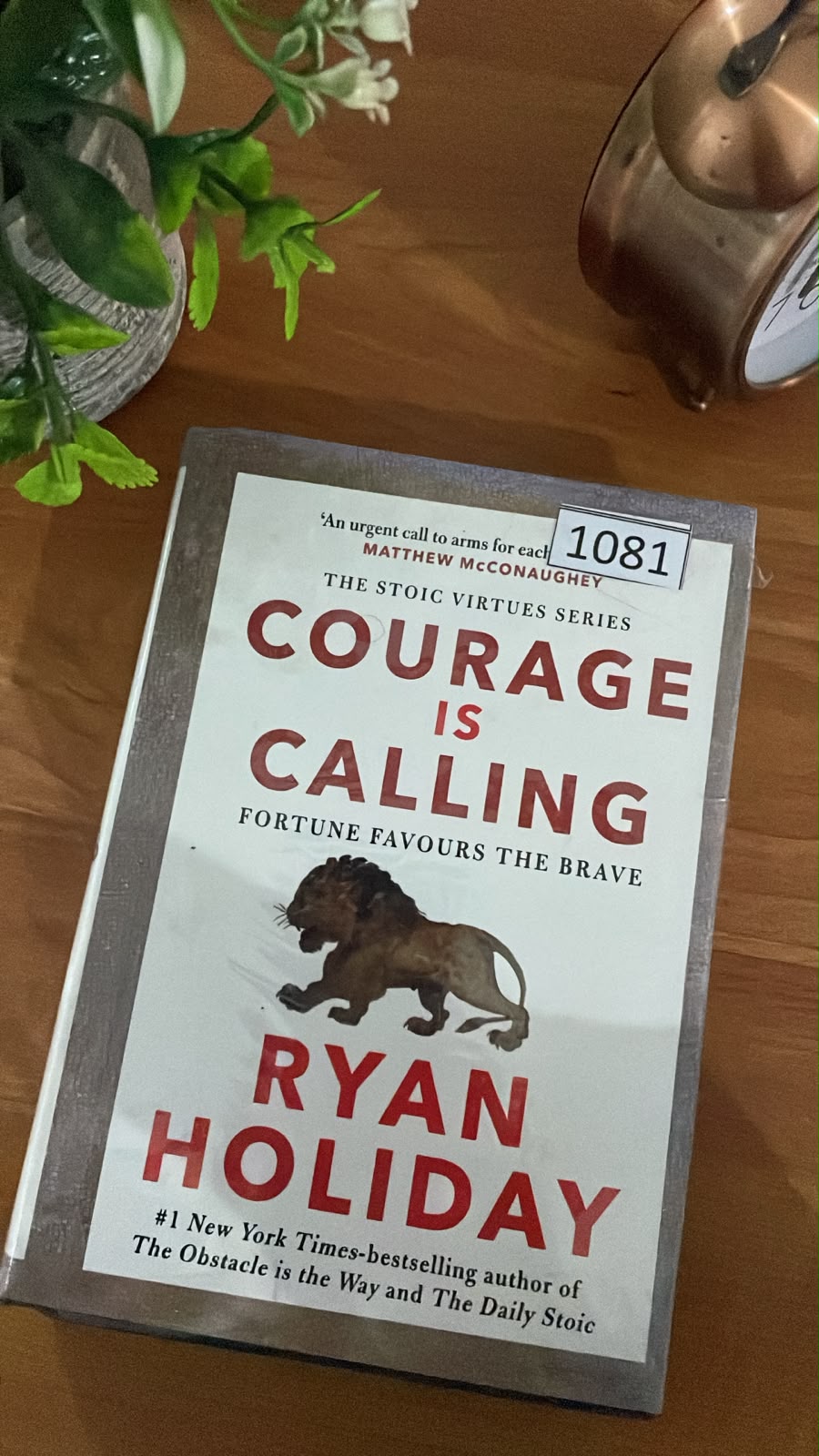 6 (1) Courage Is Calling: Fortune Favors the Brave (Hard Cover)