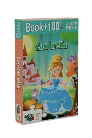 Cinderella Jigsaw Puzzle (100 Pieces + Educational Fun Fact Book Inside)