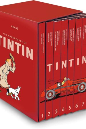 Tintin Box Set 1-8 Books