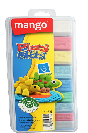 Mango Kiddies Clay 9 Colours 250g Pack