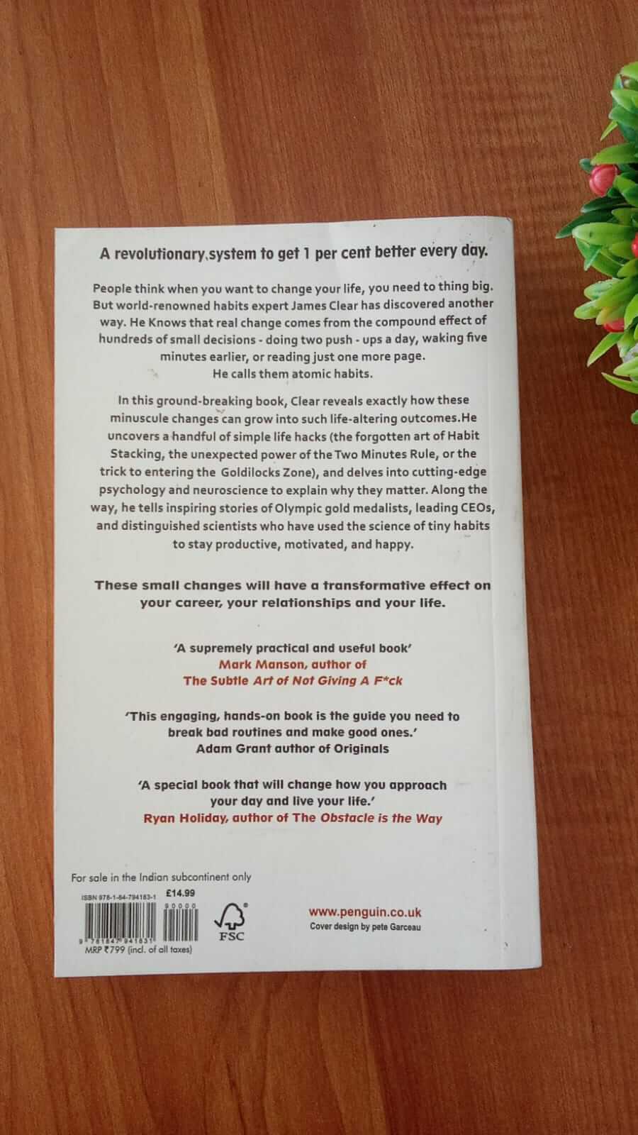 Atomic Habits 279 1 atomic habit