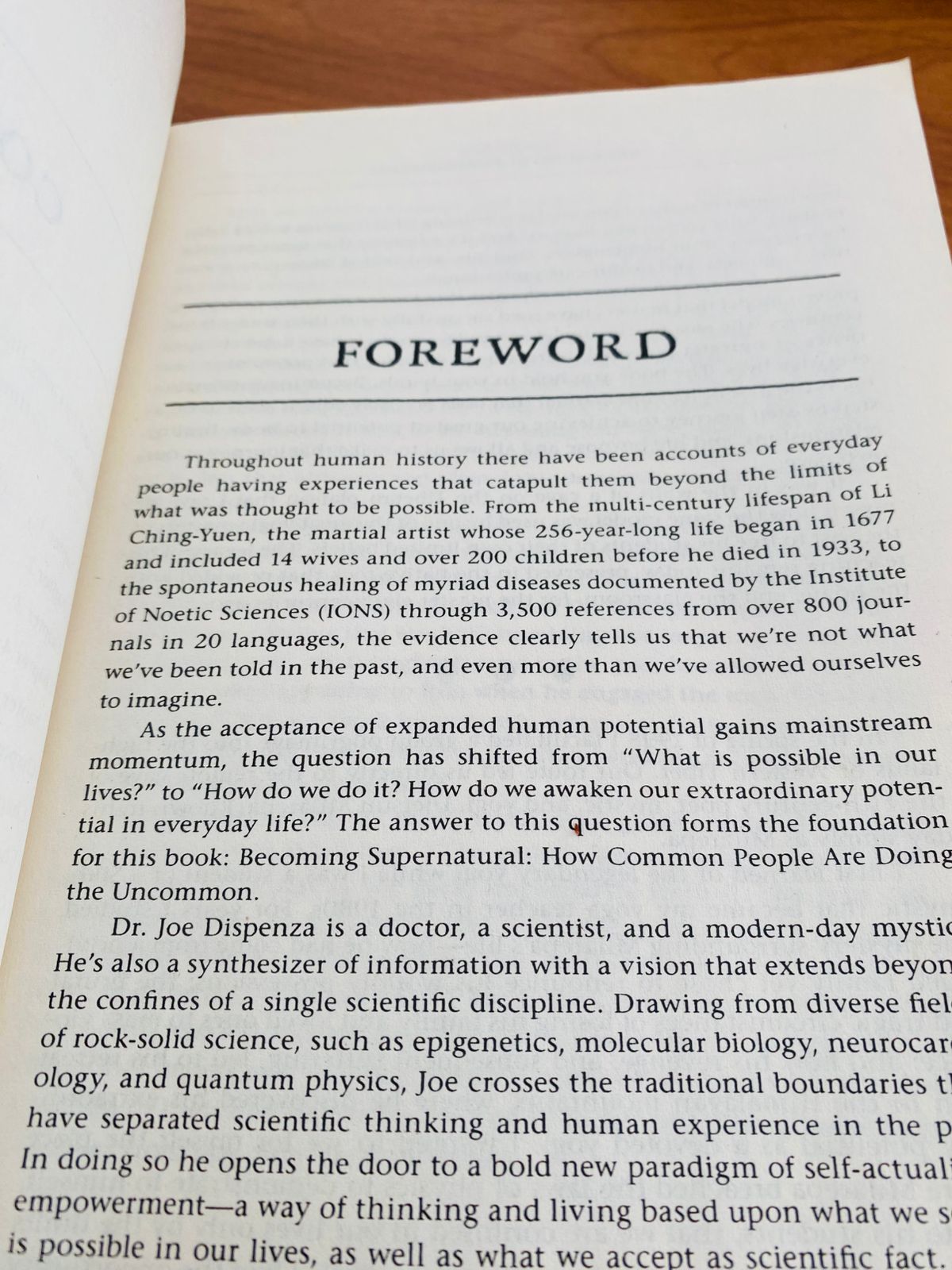 Becoming Supernatural (3)