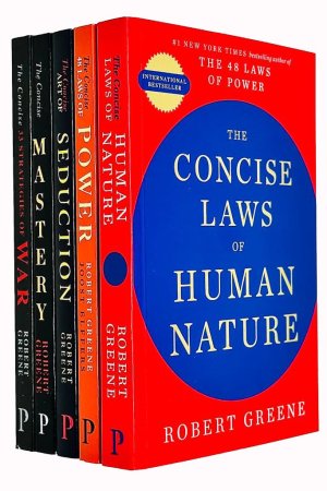 Concise set The Modern Machiavellian Series 5 Books Collection Set By Robert Greene(The Concise Laws of Human Nature, 48 Laws Of Power, Art of Seduction, The Concise Mastery & 33 Strategies of War)