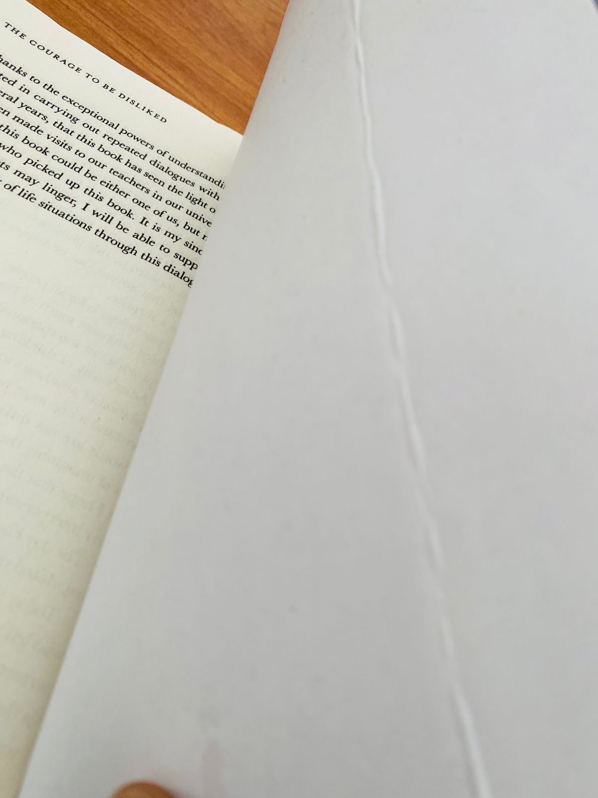 Courage To Be Disliked (5) Courage To Be Disliked