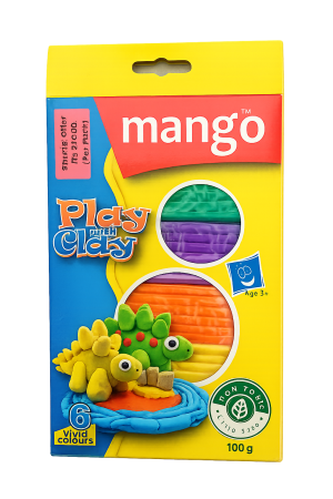 MANGO KIDDIES CLAY 6 COLOURS 100G PACK
