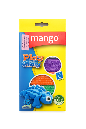 Mango Kiddies Clay 6 Colours 75G Pack