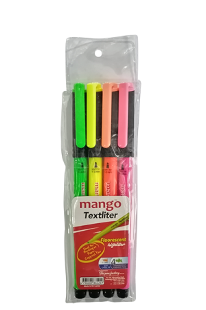 Mango Textliter - 04 Colours Pack