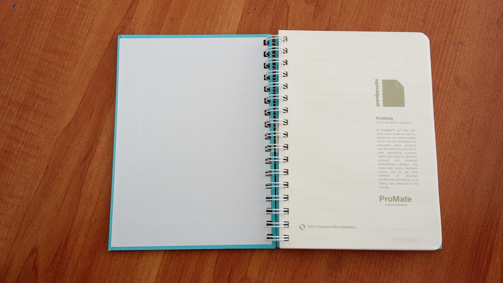 ProMate A6 Hardcover Flip-on Spiral Pad 100Pgs (1) PROMATE HARDCOVER SPIRAL B5-100P
