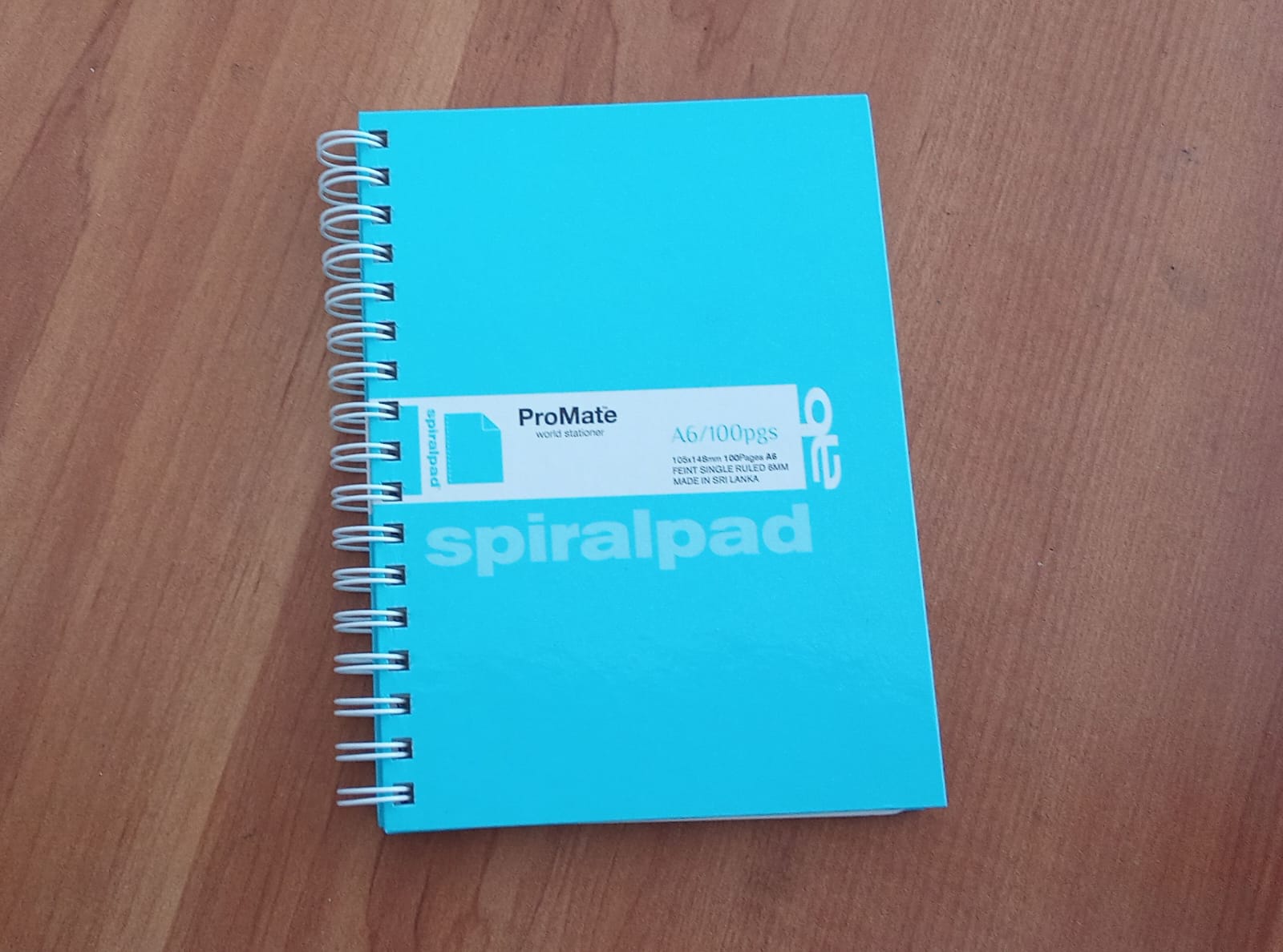 ProMate A6 Hardcover Flip-on Spiral Pad 100Pgs (2)