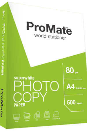 ProMate Photocopy Paper 80GSM A4 500 Sheets Pack