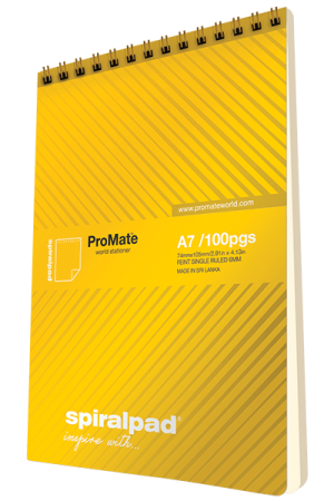 PROMATE HARDCOVER SPIRAL A6-100P