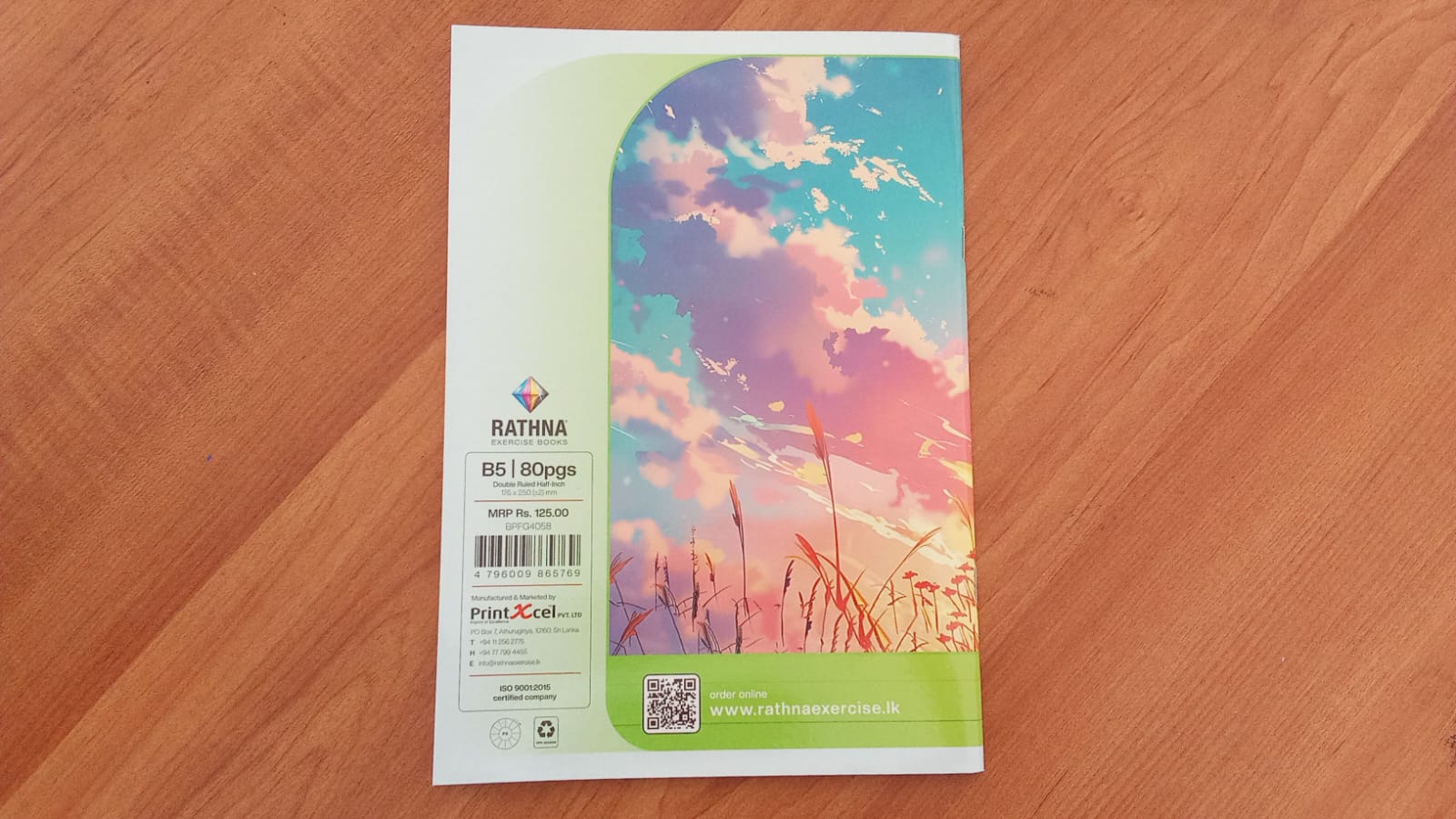 Rathna Exercise 80 Pages Double Ruled Half Inch Book (5)