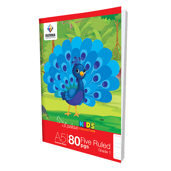 Rathna Exercise 80 Pages Five Ruled Book Grade 1