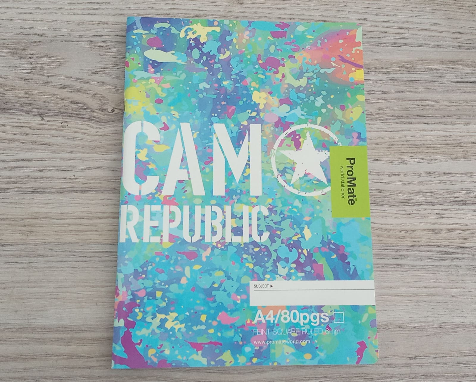 The ProMate CR 80Pgs Single Ruled e space fo (5) 80 pages