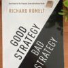 Good Strategy Bad Strategy by Richard Rumelt book cover