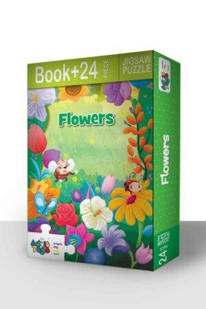 Flowers   Jigsaw Puzzle (24 Piece + Fun Fact book Inside)