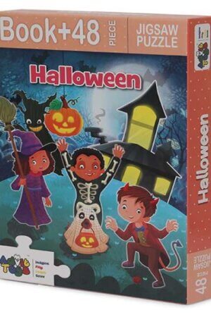 Halloween   Jigsaw Puzzle (48 Piece + Educational Fun Fact Book Inside)