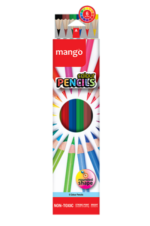 MANGO COLOR PENCILS 6 COLOR PACK