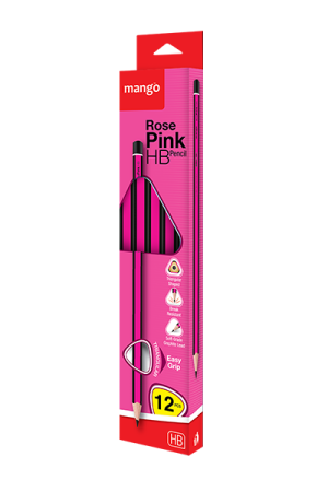 HB Pencil Rose Pink 12Pcs Pack