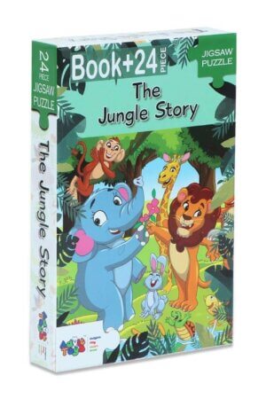 Jungle Story   Jigsaw Puzzle (24 Piece + Fun Fact Book Inside)