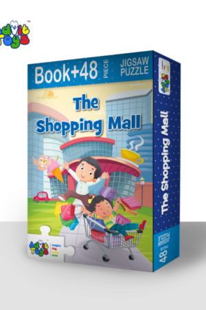 Shopping Mall Jigsaw Puzzle (48 Piece + Educational Fun Fact Book Inside)