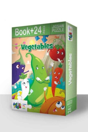 Vegetables Jigsaw Puzzle (24 Piece + Book Inside)